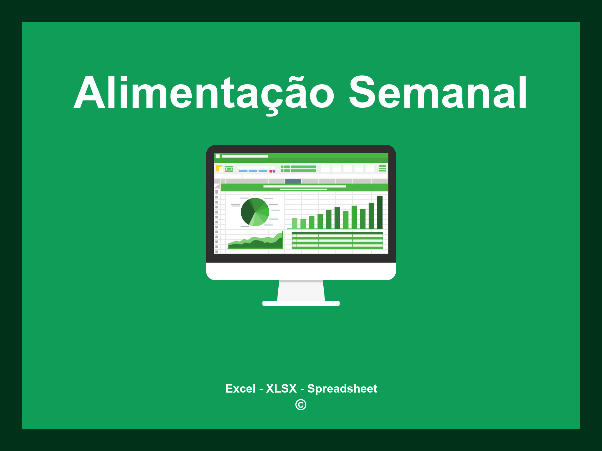 Planilha De Alimentação Semanal Excel