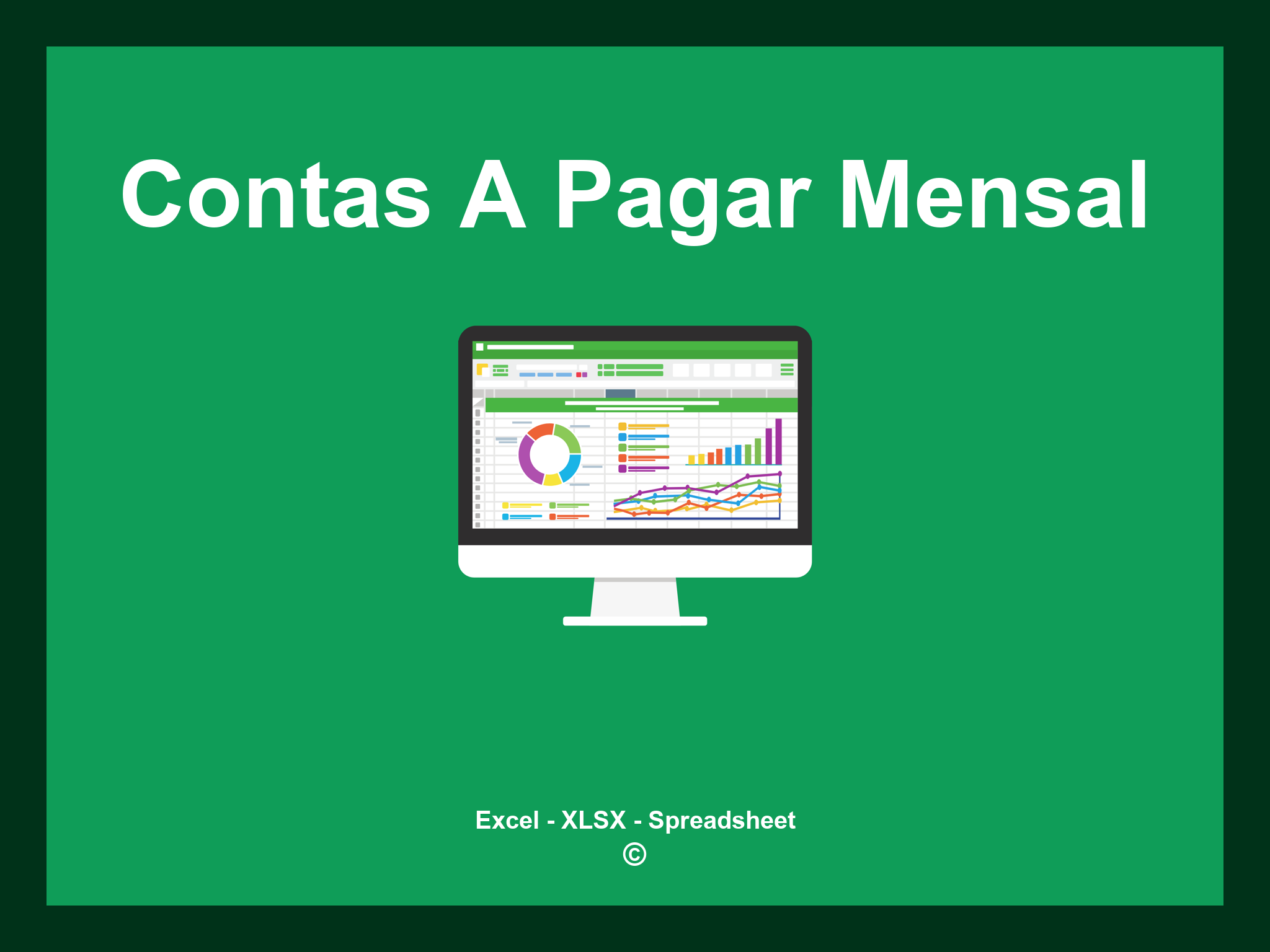Planilha Excel Contas A Pagar Mensal