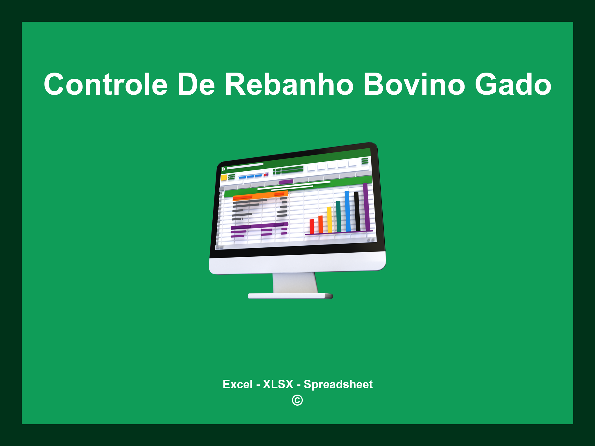 Planilha Controle De Rebanho Bovino Gado Em Excel