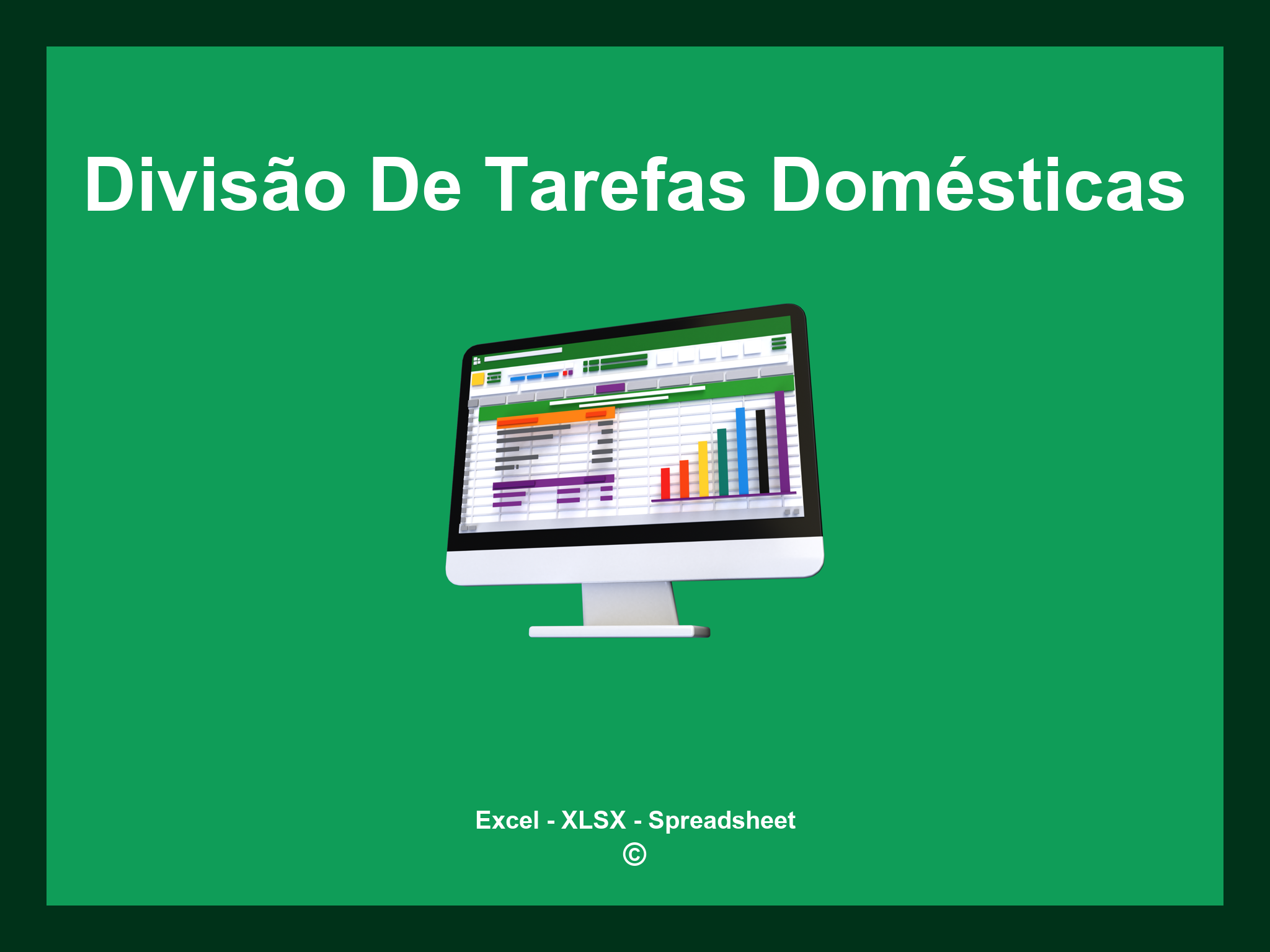 Planilha De Divisão De Tarefas Domésticas Excel