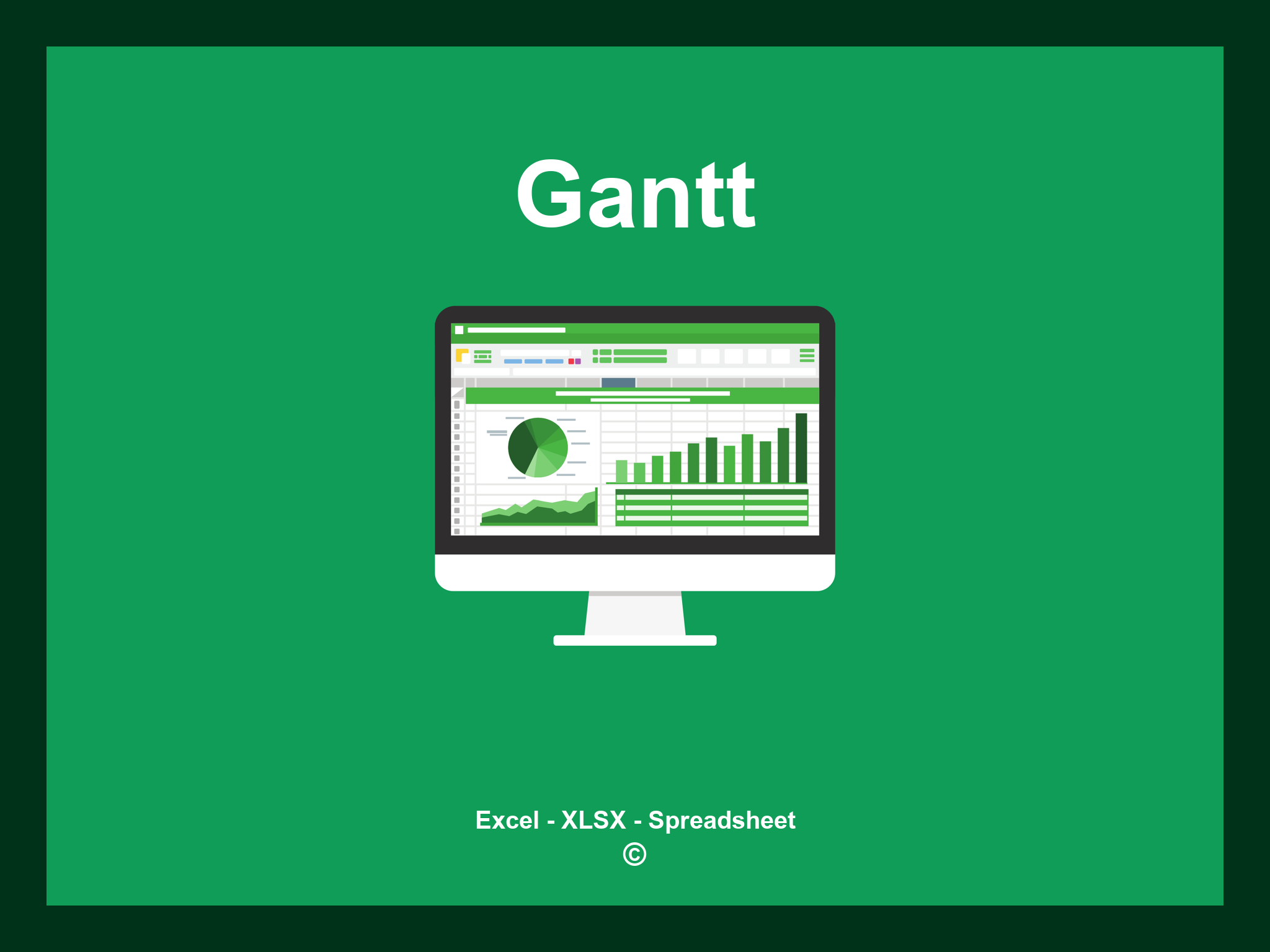 Planilha Gantt Excel